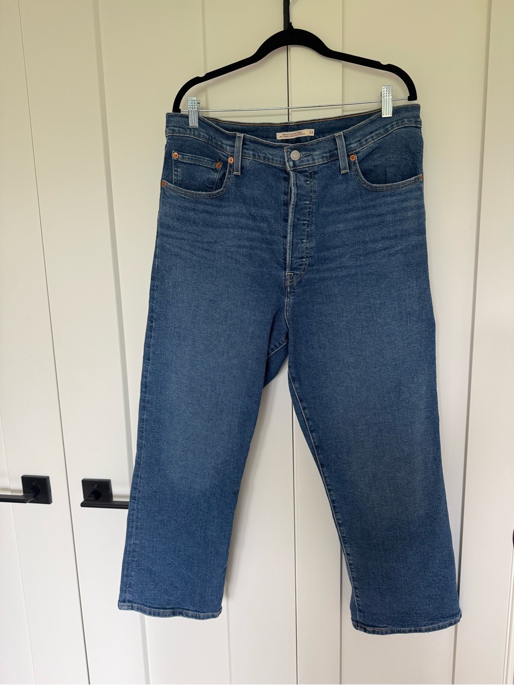 LEVIS ribcage straight ankle jeans